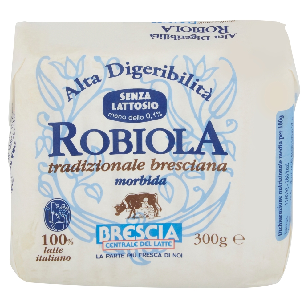 Robiola Bresciana Morbida Senza Lattosio, 300 g